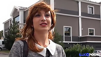 Sexy French Redhead Jane Gets Fucked Outdoors During Lunch Break