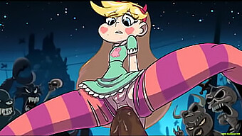 Star Encara O Membro Grande De Marco Em Um Passeio Animado De Cowgirl