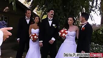 DigitalPlayground의 Wedding Belles의 두 번째 장면은 Casey Calvert와 Brandon Ashton이 뜨거운 만남을 가지고 있습니다