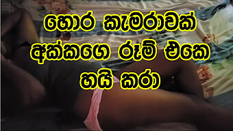 Teenage Girl From Sri Lanka Engages In Sexual Activity With An Unknown Man In Her Bedroom