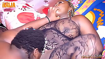 Nigerian Beauties Indulge In Steamy Lesbian Sex