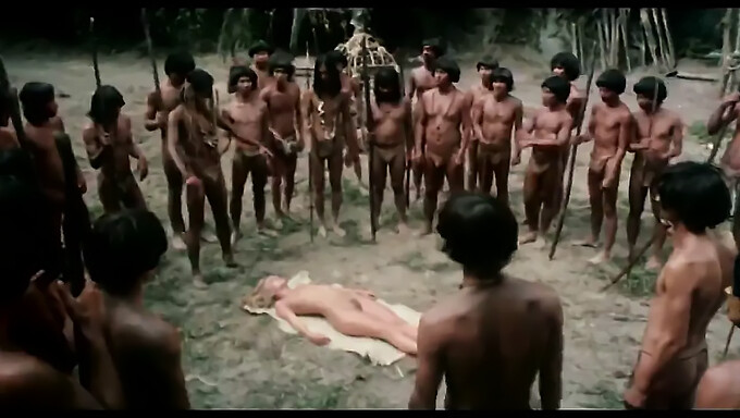 The final encounter with the last savages: Laura Gemser in Emanuelle and the Last Cannibals (1977)