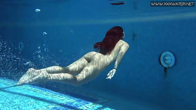 La vitrine au bord de la piscine de Diana Rius, mettant en vedette des seins rebondissants et une beauté latine