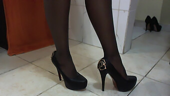 Black Beauty Dominates In Stilettos