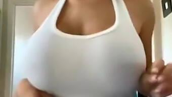 Huge And Luscious Natural Tits On Display