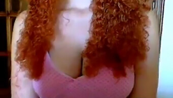 Voluptuous Redheaded Webcam Star With Curly Locks