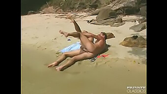 Laura Palmer Shows Off Her Beach Body And Gives A Blowjob In 