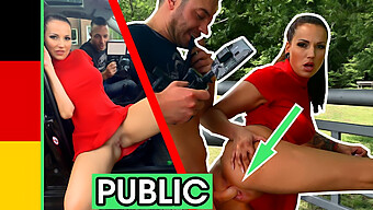 European Babe With Big Natural Tits Gets Fucked In The Park