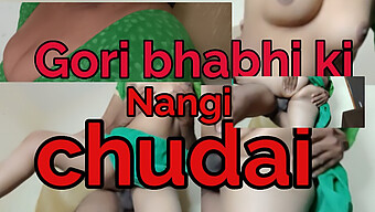 Gori Bhabhi'S Naked Stoppage Of Sex And Anal Penetration In Hindi Video