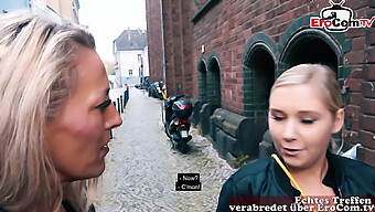 A Mature German Woman With Large Breasts Chooses A Young Woman For Lesbian Intimacy