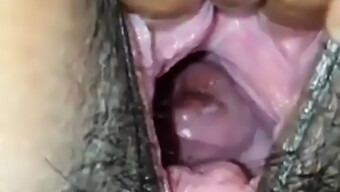 Closeup Of An 18-Year-Old Indian Girl'S Large Ass And Pussy