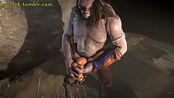 Cartoon Compilation Of Kombat-Style Action With 3d Monsters