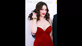 Kat Dennings เซสชั่นเดี่ยวที่กระตุ้นความรู้สึกสําหรับแฟนตาซี Handjob