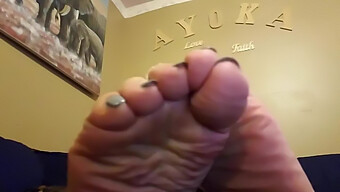 Pov Foot Fetish Tease With Blacked Soles