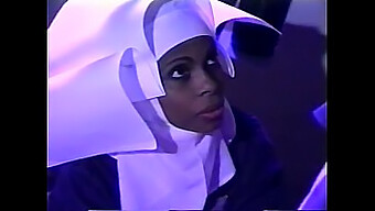 Young Black Nun Seduces A White Girl In A Steamy Encounter