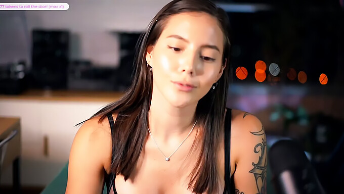 Effy, the Colombian beauty with a tattooed body and a tight pussy, shows off her masturbation skills