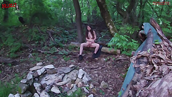 Discovering A Tantalizing Teen Indulging In Self-Pleasure In The Great Outdoors