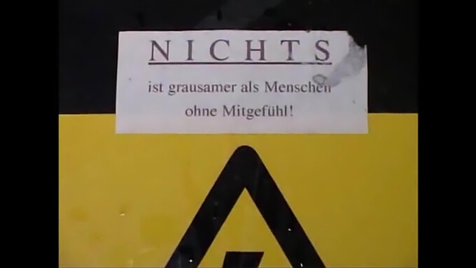 O matură germană primește o acțiune hardcore în aer liber