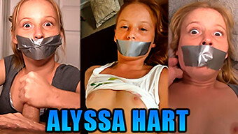 Alyssa Hart, A Petite Redhead, Bound And Silenced With Duct Tape In Three Steamy Videos Exploring Gag Fetishism