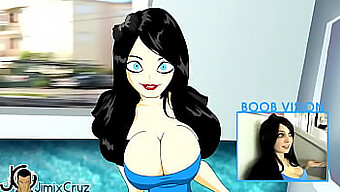 Hannah Minx'S Animated Breast-Riding Experience