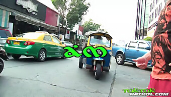 Thai Amateur Gets Off With A Big Dick In A Tuk-Tuk