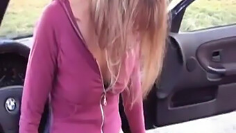 A Homemade Video Of A Girl Fucking A Gearshift