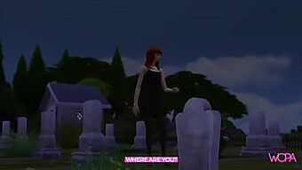 Animated Porn: Girlfriend Gets One Last Fuck In The Cemetery