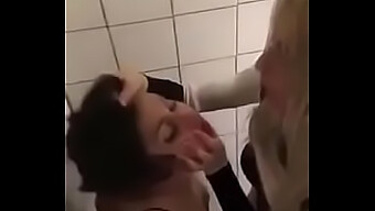 A Lesbian Femdom Takes Control In The Bathroom, Humiliating Her Friend In Hardcore Bdsm