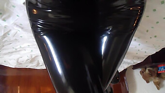 Femdom Mistress In Latex Instructs Her Submissive To Pleasure Themselves