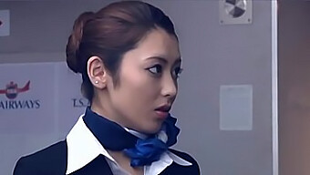 Ayu Sakurai'S Seductive Performance As A Horny Flight Attendant